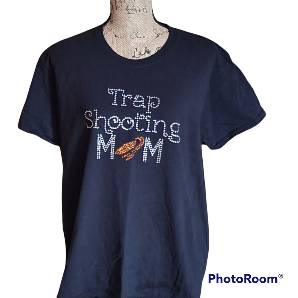 Womens Custom Made TRAPSHOOTING Shirt Sz XL
